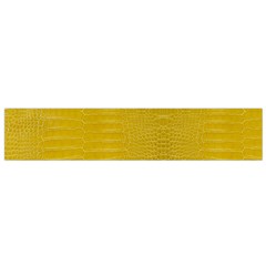 Yellow Alligator Skin Flano Scarf (small)  by LoolyElzayat