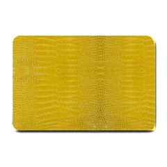 Yellow Alligator Skin Small Doormat  by LoolyElzayat