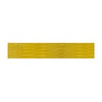 Yellow Alligator Skin Flano Scarf (Mini) Front