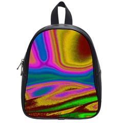 Colorful Waves School Bag (small) by LoolyElzayat