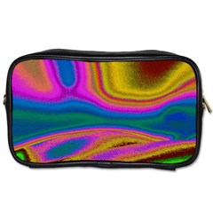 Colorful Waves Toiletries Bags by LoolyElzayat