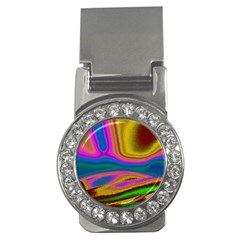 Colorful Waves Money Clips (cz)  by LoolyElzayat