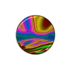 Colorful Waves Hat Clip Ball Marker (4 Pack) by LoolyElzayat