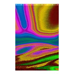 Colorful Waves Shower Curtain 48  X 72  (small)  by LoolyElzayat