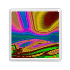 Colorful Waves Memory Card Reader (square)  by LoolyElzayat