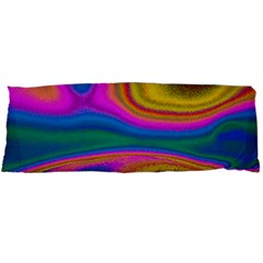 Colorful Waves Body Pillow Case Dakimakura (two Sides) by LoolyElzayat