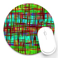 Scratched Texture                                     Round Mousepad by LalyLauraFLM