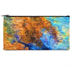 Blue Brown  Texture                                 Pencil Case