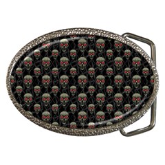 Skulls Motif Pattern Belt Buckles by dflcprints