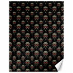 Skulls Motif Pattern Canvas 12  x 16   11.86 x15.41  Canvas - 1