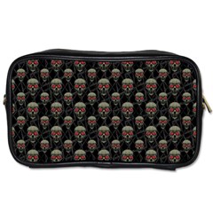 Skulls Motif Pattern Toiletries Bags by dflcprints