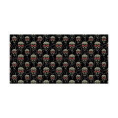 Skulls Motif Pattern Yoga Headband by dflcprints