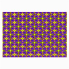 Purple Yellow Swirl Pattern Large Glasses Cloth by BrightVibesDesign