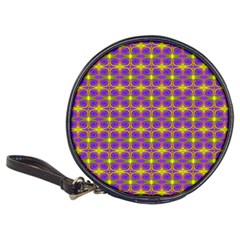 Purple Yellow Swirl Pattern Classic 20-cd Wallets