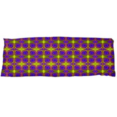 Purple Yellow Swirl Pattern Body Pillow Case (Dakimakura)