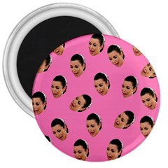 Crying Kim Kardashian 3  Magnets by Valentinaart