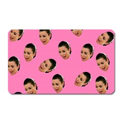 Crying Kim Kardashian Magnet (rectangular) by Valentinaart