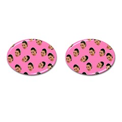 Crying Kim Kardashian Cufflinks (oval) by Valentinaart