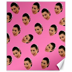 Crying Kim Kardashian Canvas 8  X 10  by Valentinaart