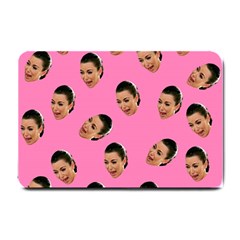 Crying Kim Kardashian Small Doormat  by Valentinaart