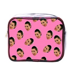 Crying Kim Kardashian Mini Toiletries Bags by Valentinaart