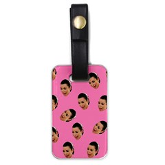 Crying Kim Kardashian Luggage Tags (one Side)  by Valentinaart