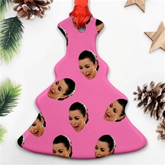 Crying Kim Kardashian Christmas Tree Ornament (two Sides)