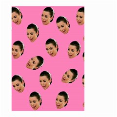 Crying Kim Kardashian Small Garden Flag (two Sides) by Valentinaart