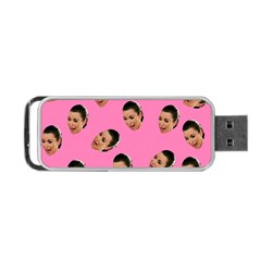 Crying Kim Kardashian Portable Usb Flash (two Sides) by Valentinaart