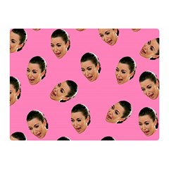 Crying Kim Kardashian Double Sided Flano Blanket (mini)  by Valentinaart