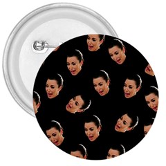 Crying Kim Kardashian 3  Buttons by Valentinaart