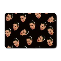 Crying Kim Kardashian Small Doormat  by Valentinaart