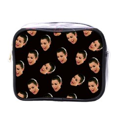 Crying Kim Kardashian Mini Toiletries Bags by Valentinaart