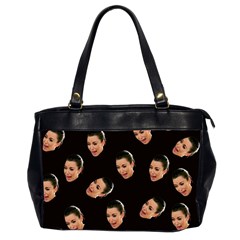 Crying Kim Kardashian Office Handbags (2 Sides)  by Valentinaart