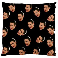 Crying Kim Kardashian Standard Flano Cushion Case (one Side) by Valentinaart