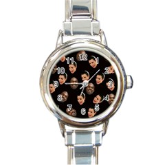 Crying Kim Kardashian Round Italian Charm Watch by Valentinaart