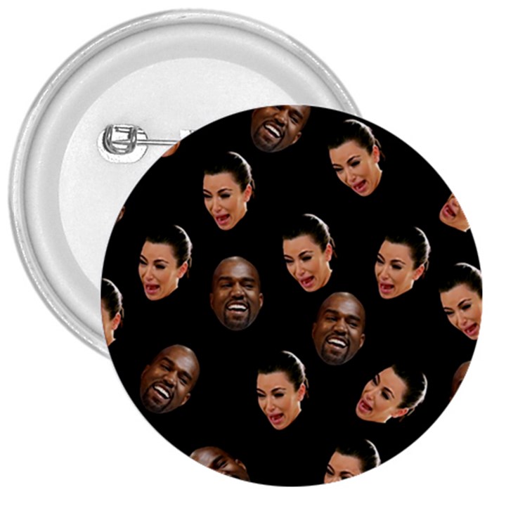 Crying Kim Kardashian 3  Buttons