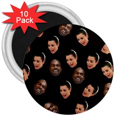 Crying Kim Kardashian 3  Magnets (10 Pack)  by Valentinaart