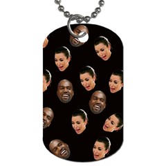 Crying Kim Kardashian Dog Tag (two Sides) by Valentinaart