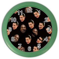 Crying Kim Kardashian Color Wall Clocks