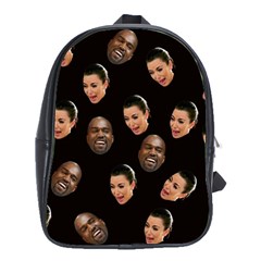 Crying Kim Kardashian School Bag (large) by Valentinaart