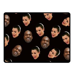 Crying Kim Kardashian Fleece Blanket (small) by Valentinaart