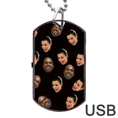 Crying Kim Kardashian Dog Tag USB Flash (One Side)