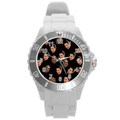 Crying Kim Kardashian Round Plastic Sport Watch (l) by Valentinaart