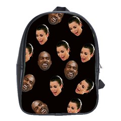 Crying Kim Kardashian School Bag (xl) by Valentinaart