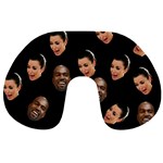 Crying Kim Kardashian Travel Neck Pillows Back