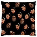 Crying Kim Kardashian Large Flano Cushion Case (Two Sides) Front