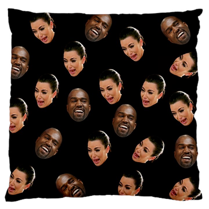 Crying Kim Kardashian Large Flano Cushion Case (Two Sides)