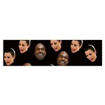 Crying Kim Kardashian Satin Scarf (Oblong) Front