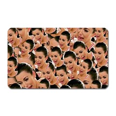 Crying Kim Kardashian Magnet (rectangular) by Valentinaart